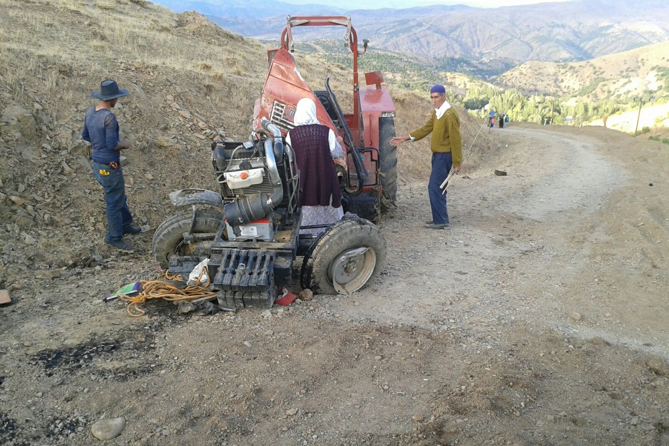 Bingöl’de traktör kazası: 1 ölü, 1 yaralı